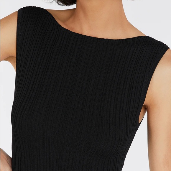 Dissh SIENNA BLACK KNIT MINI DRESS - Picture 4 of 4